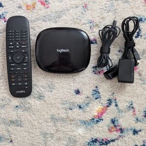 Logitech Black Remote and Hub Set